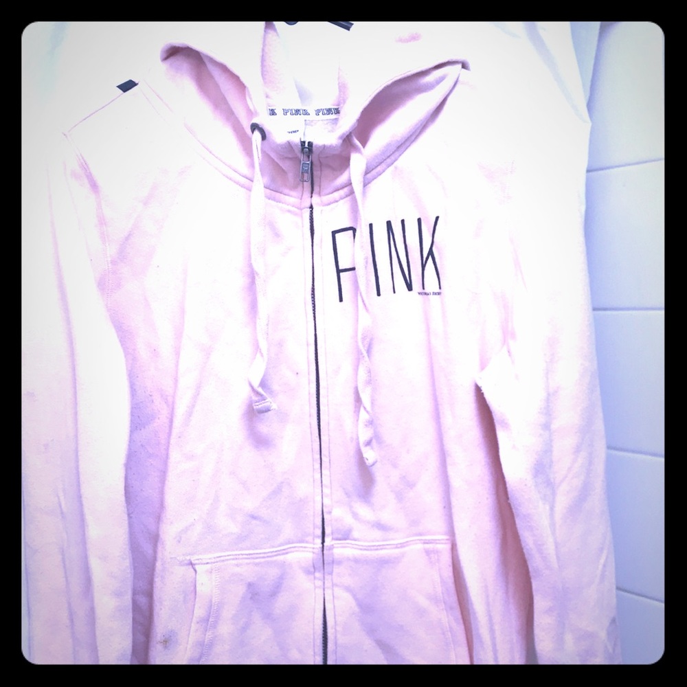 PINK zip up hoodie